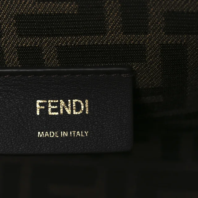 Shearling Small Fendi First Rosa Plaster in Wool from FASHIONPHILE, photo 5 of 11