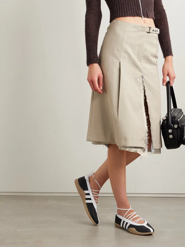 ADIDAS ORIGINALS Taekwondo Mei Ballet leather sneakers in Black, photo 2 of 2 from NET-A-PORTER (Canada)