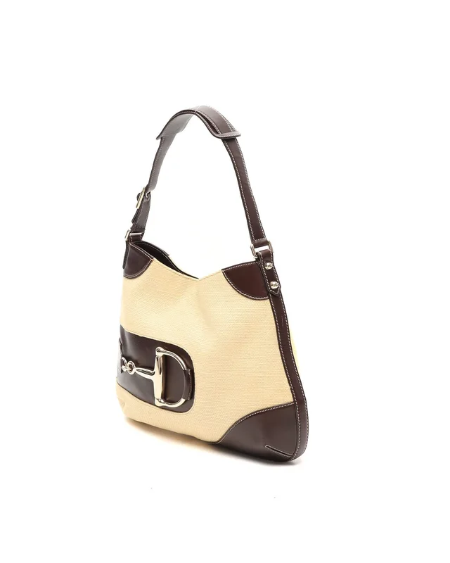 Gucci Horsebit Bag in Raffia from A Retro Tale, photo 2 of 9