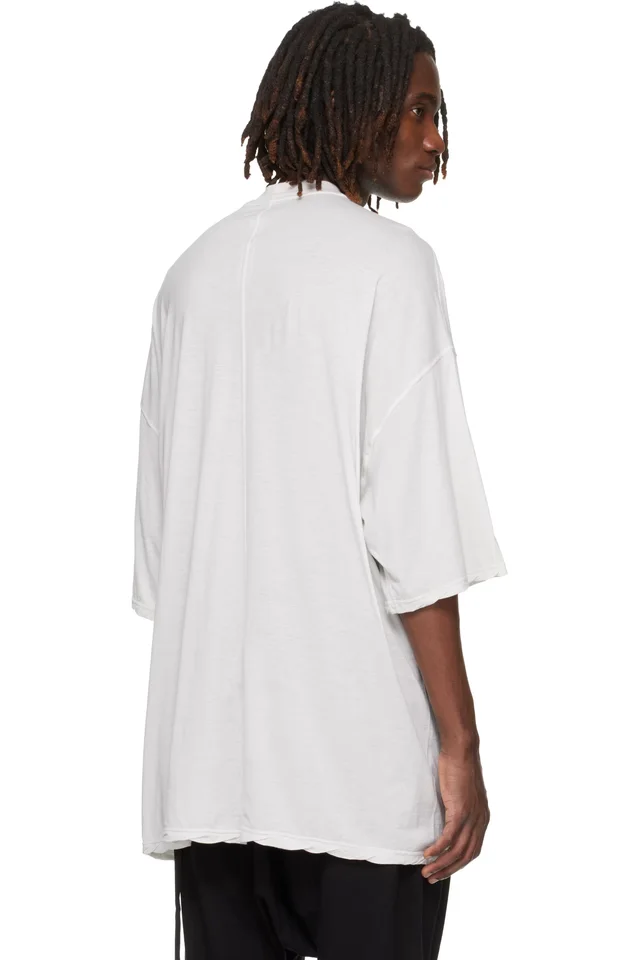 Rick Owens DRKSHDW Off-White Temple Tommy T-shirt, photo 3 of 4 from SSENSE