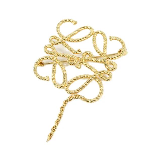 Loewe J821245X20 Brooch in 8130/GOLD 横x縦: 5cmx8.5cm from KOMEHYO