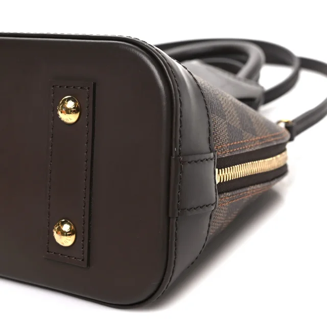 Louis Vuitton Damier Ebene Alma BB in Brown Coated canvas from FASHIONPHILE, photo 9 of 10