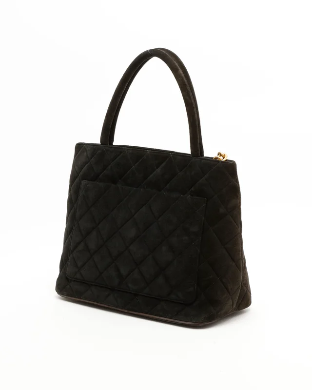 Chanel Suede Medallion Tote Bag in Suede from A Retro Tale, photo 3 of 13