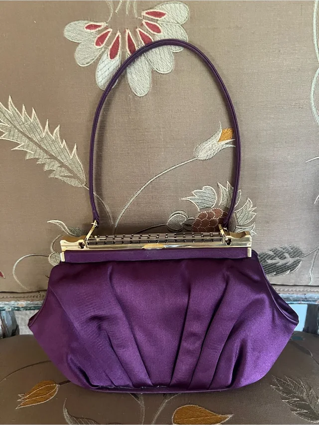 Judith Leiber Evening Bag in purple Satin from Poshmark, photo 1 of 1