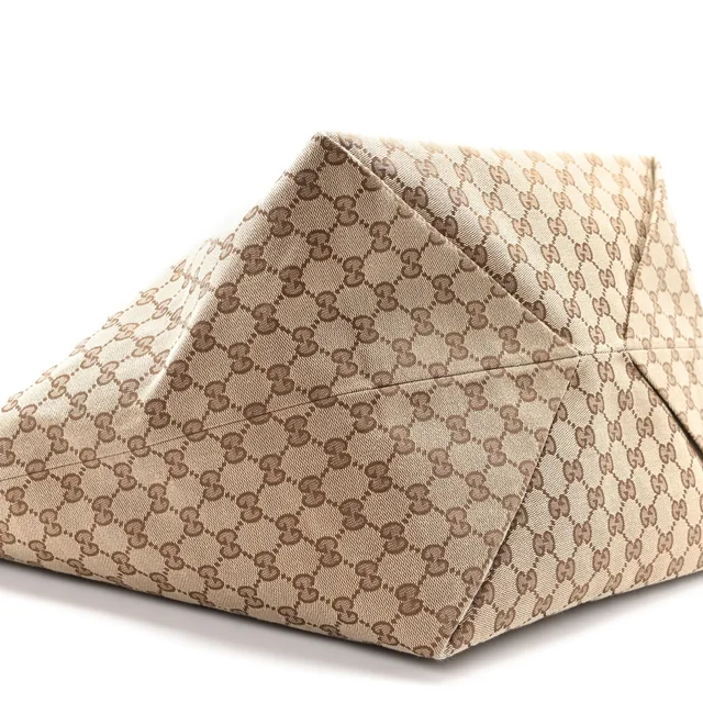 Gucci Monogram Medium Totissima Shopping Tote Beige Ebony in Beige Coated canvas from FASHIONPHILE, photo 8 of 9