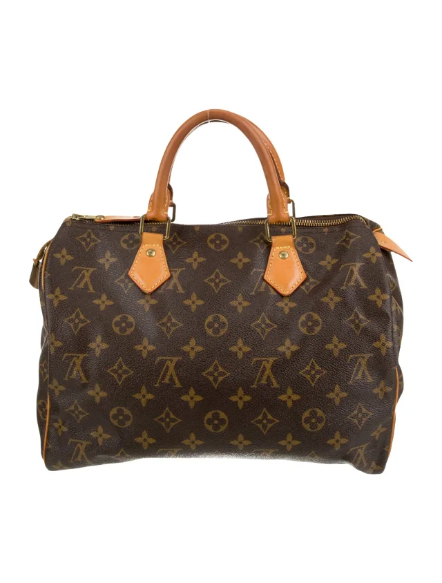 Louis Vuitton Top Handle handbags in Brown Coated canvas from The RealReal, photo 4 of 6