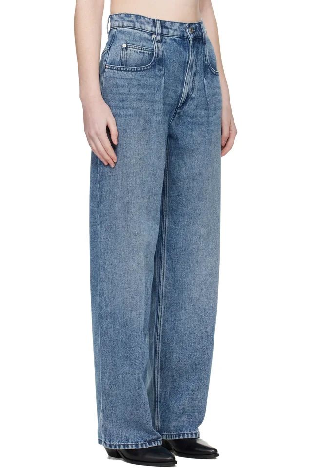 Isabel Marant Blue Rodayna Jeans, photo 2 of 4 from SSENSE