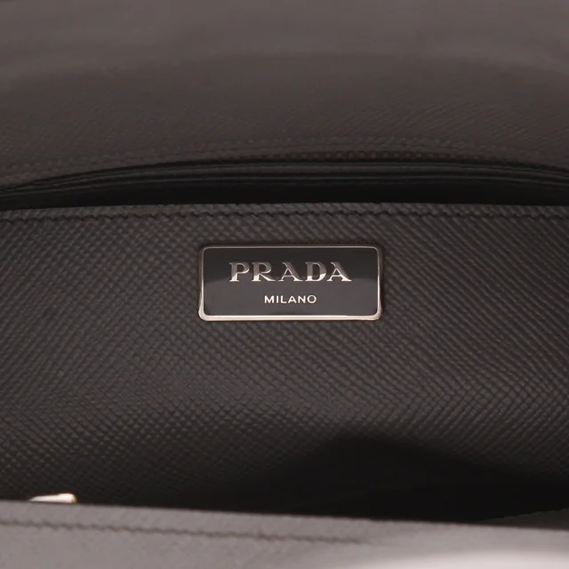 Prada Galleria medium-sized handbag in Grey Saffiano leather from Collector Square, photo 3 of 4