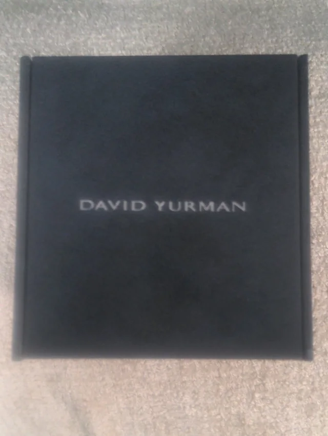 David Yurman Black Box With Silver Logo, Plus Cusion 4" X 4", Jewelry Box in silver|black|gray Satin from Poshmark