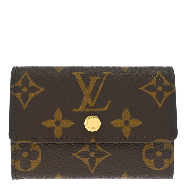 Louis Vuitton Monogram Porte Monnaie Plat Coin Case Wallet M61930 in Coated canvas from AMORE Vintage Tokyo