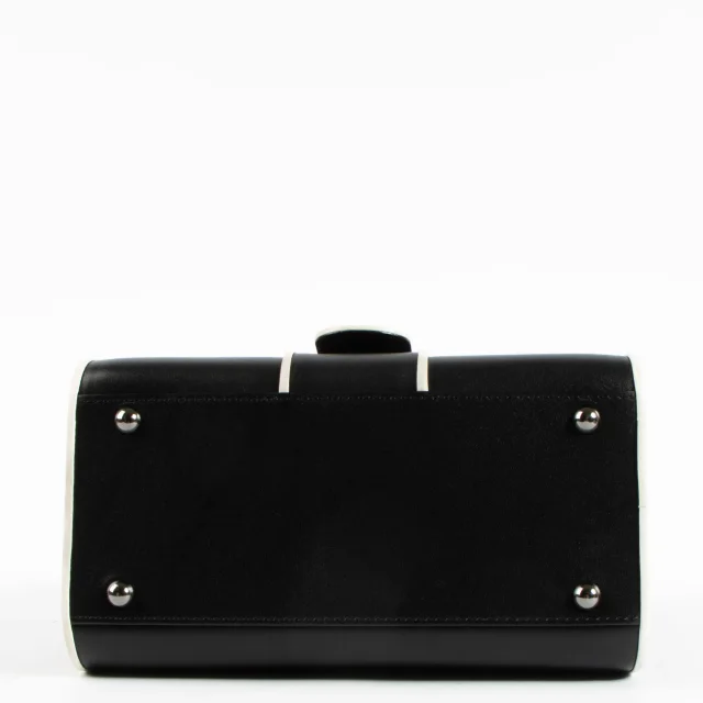 Delvaux Black Illusion Brillant Mini Bag in Black Leather from Labellov, photo 5 of 9