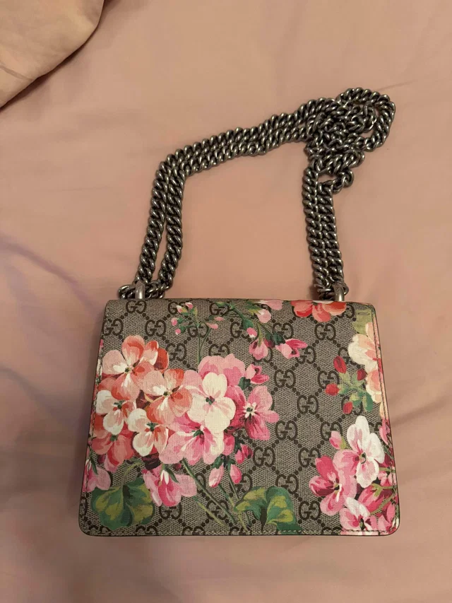 Gucci Mini GG Supreme Blooms Dionysus crossbody bag from HEWI