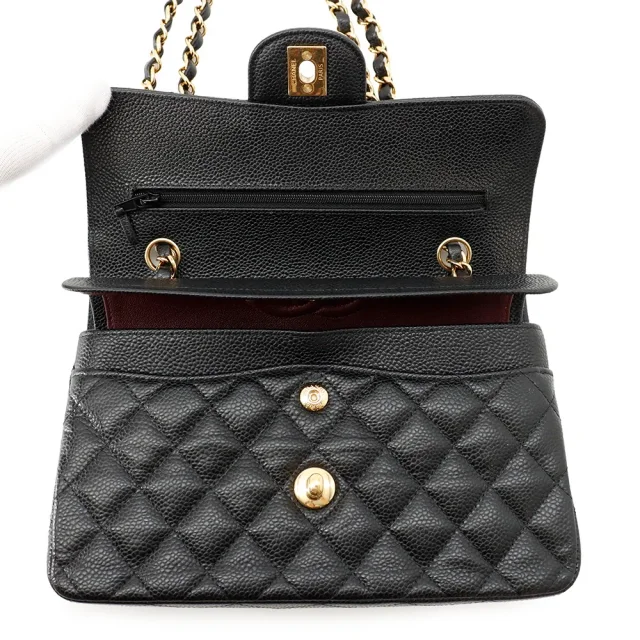 Chanel Matelasse23 Flap Chain Shoulder Bag BlackA01113 Caviar Leather Size 23 in Caviar leather from GALLERY RARE, photo 6 of 18
