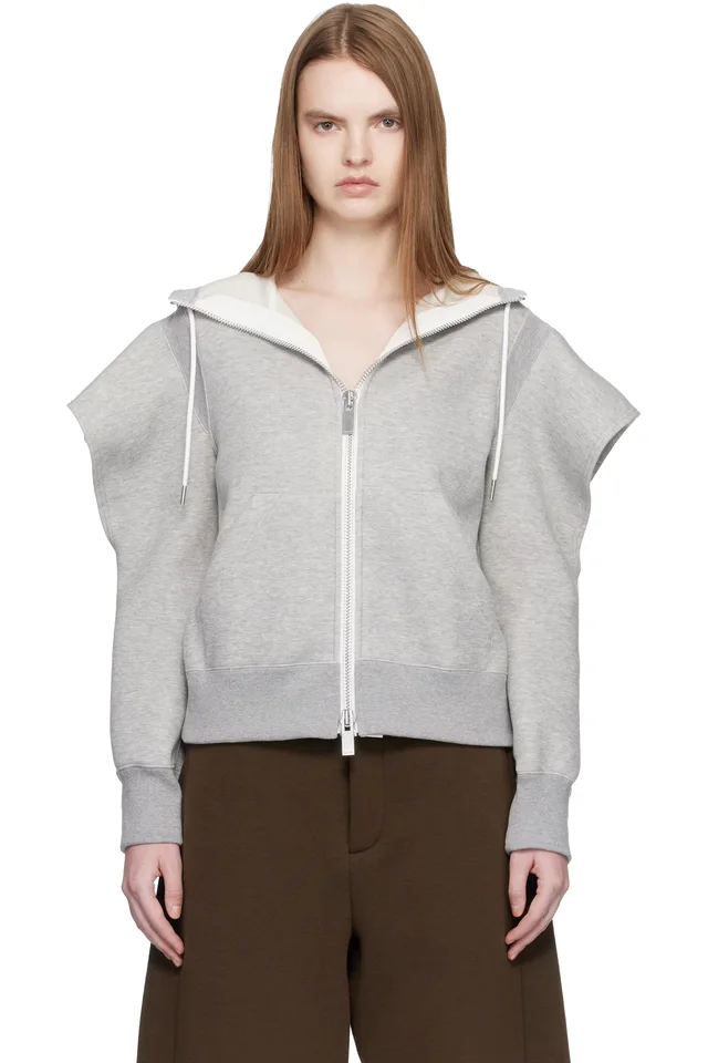 Gray Sponge Sweat Hoodie