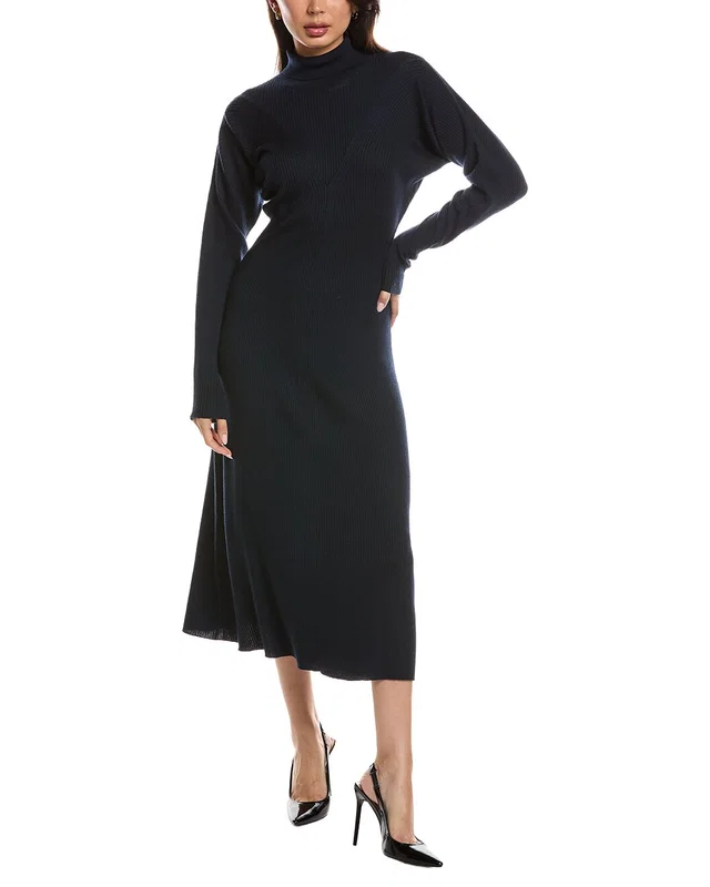BOSS Hugo Boss Forbini Turtleneck Wool Sweaterdress, image 1 of 1 from Rue La La