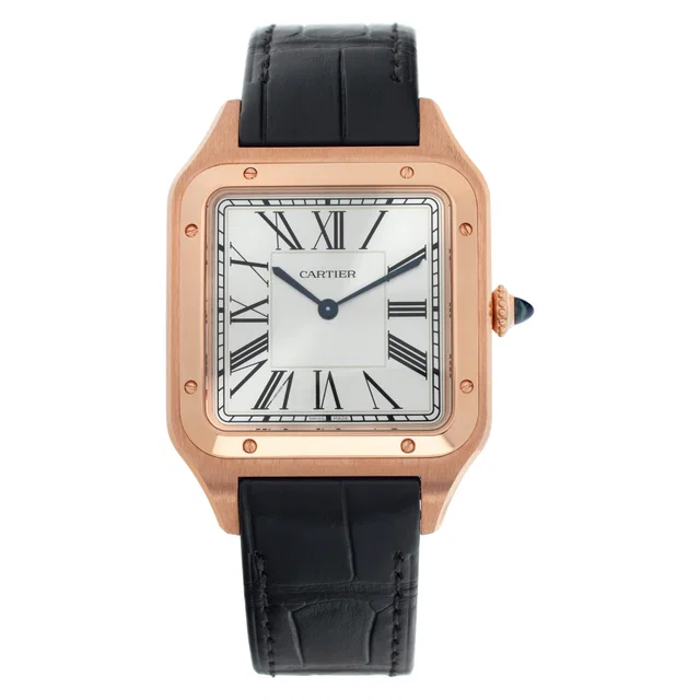 Unused Cartier Santos Dumont 34mm wgsa0032 in Rose Gold from Gray And Sons