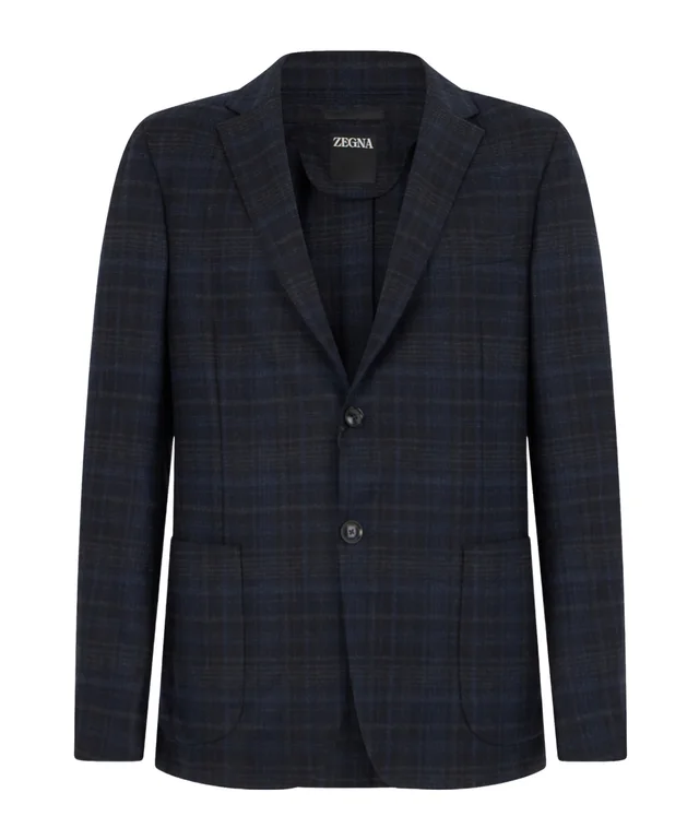 Zegna Checked Two-Button Blazer from SENSER, photo 1 of 1