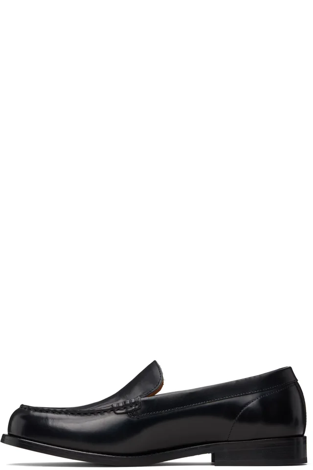 A.P.C. Black Moc Loafers, photo 3 of 5 from SSENSE