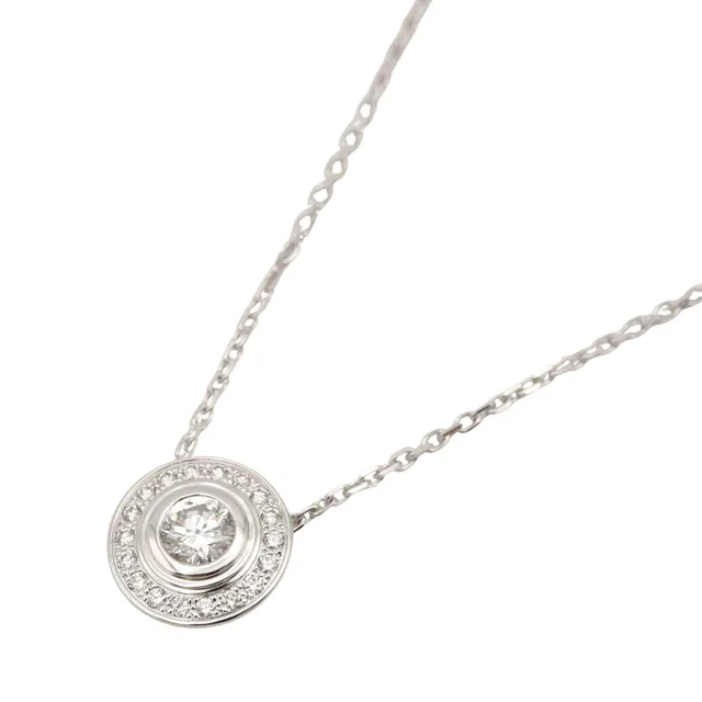 Cartier Diamants Legers Au750 White Gold Diamond Necklace in White from LuxUness