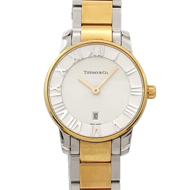 Tiffany & Co. Atlas Dome Z1830 11 15A21A00A Silver Dial Quartz Watch in Silver from Luxury Promise