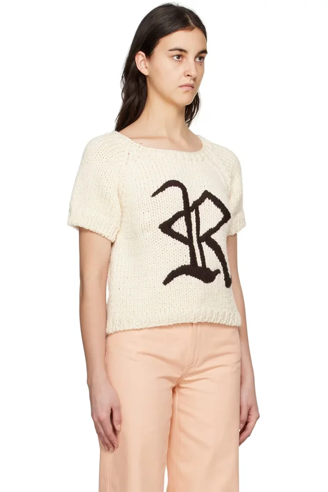 Raf Simons Off-White Bulky Sweater, photo 2 of 4 from SSENSE