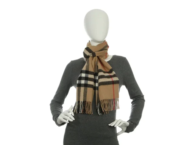 Burberry Giant Check Cashmere Scarf in Cashmere from Ann's Fabulous Finds, photo 4 of 4