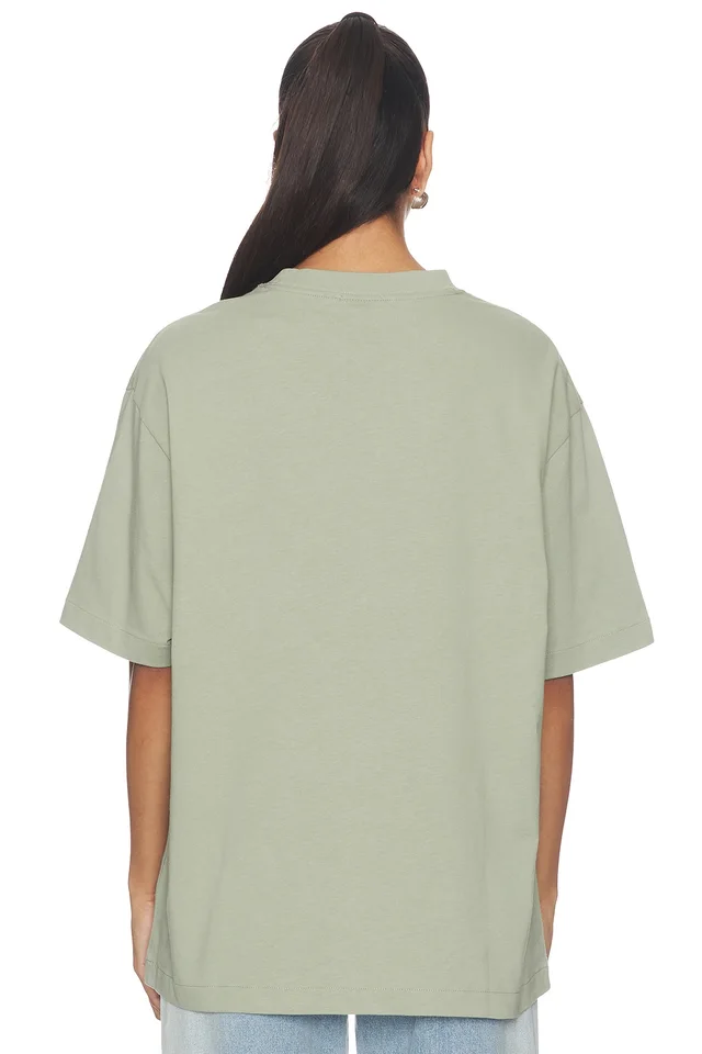 Calvin Klein Relaxed Standard Logo Crew Neck Tee in Shadow, photo 3 of 4 from REVOLVE (Canada)