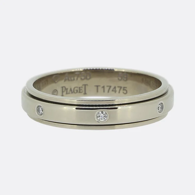Piaget Diamond Wedding Band Ring from The Vintage Jeweller