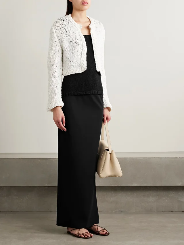 KHAITE Wil cotton tank in Black, photo 2 of 2 from NET-A-PORTER (Canada)