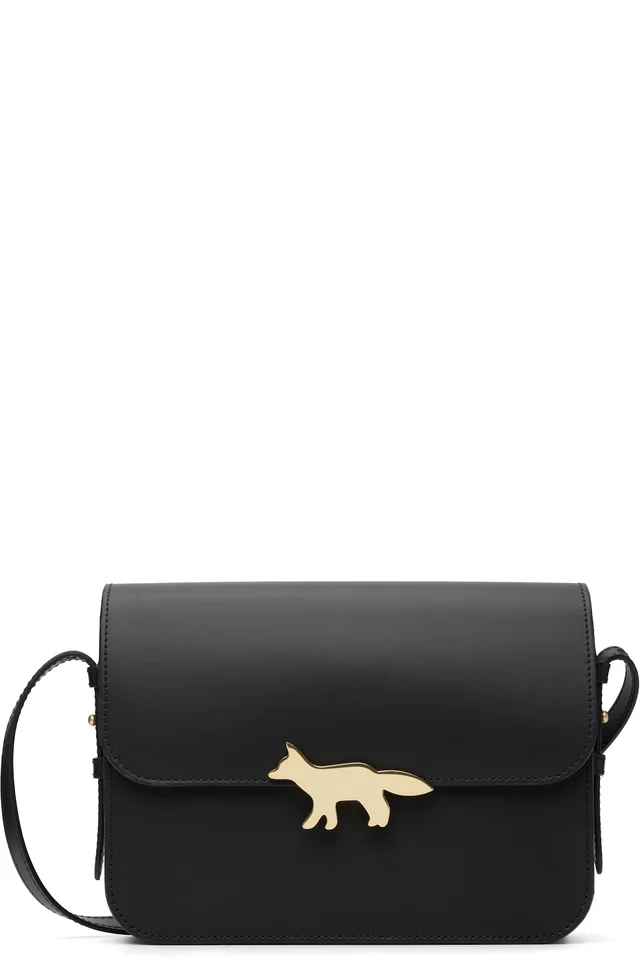 Maison Kitsuné Black Edie Bag, image 1 of 1 from SSENSE