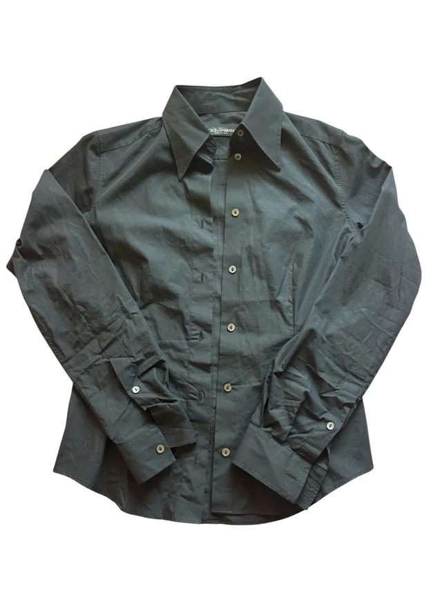 Dolce & Gabbana Women’s Black Button Down Shirt in black from Poshmark, photo 1 of 1