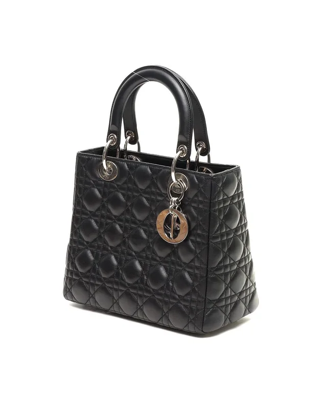 Medium Lady Dior Bag in Leather from A Retro Tale, photo 2 of 11