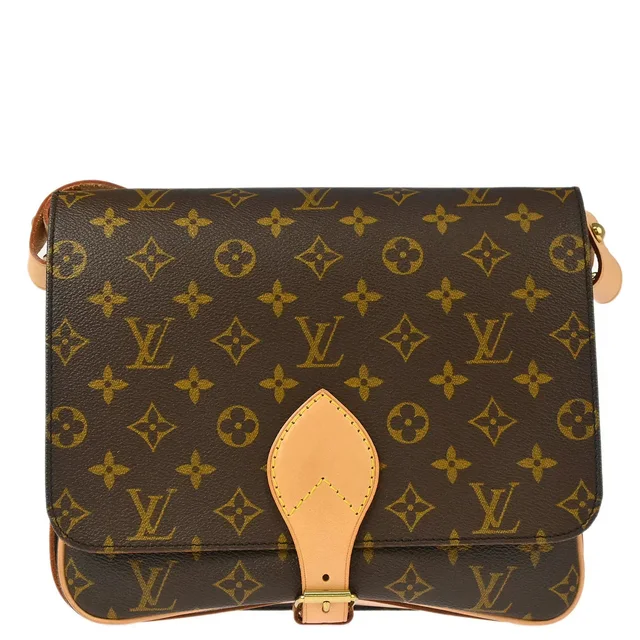 Louis Vuitton 1995 Monogram Cartouchiere GM Shoulder Bag M51252 in Coated canvas from AMORE Vintage Tokyo