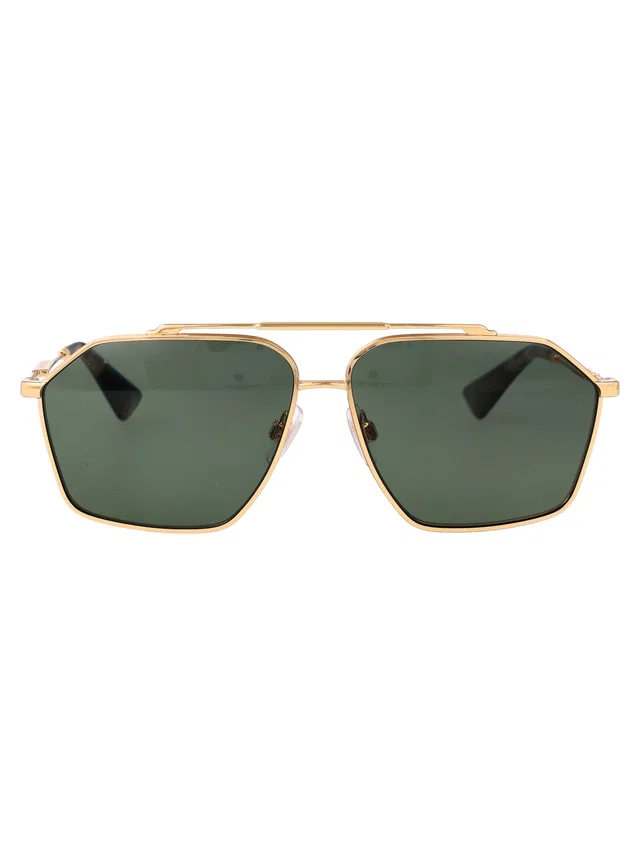 Dolce & Gabbana 0dg2303 Gold Metal Frame Sunglasses in Gold from HEWI