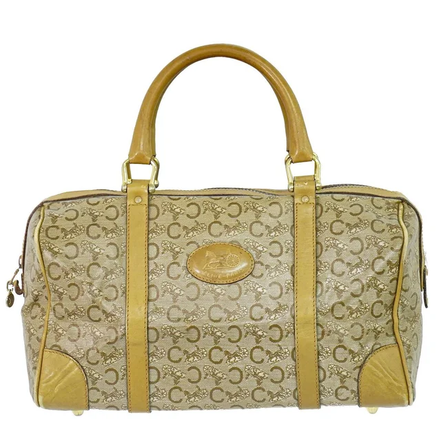 Celine C Sulky Boston Bag Beige in Beige Leather from The Reluxe