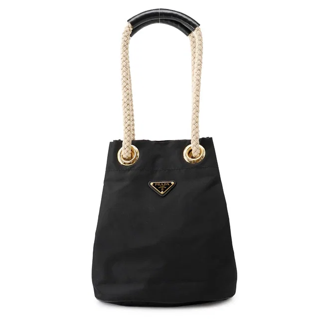 Prada Mariner Small Bucket Bag Black1BE082 Nylon in Nylon from GALLERY RARE