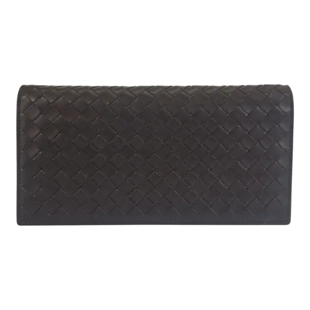 Bottega Veneta Intrecciato Leather Long Wallet in Woven leather from LuxUness