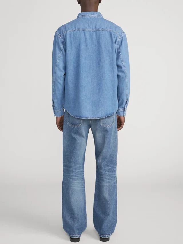 FRAME Classic Denim Shirt in Tidewash, photo 6 of 14 from FRAME