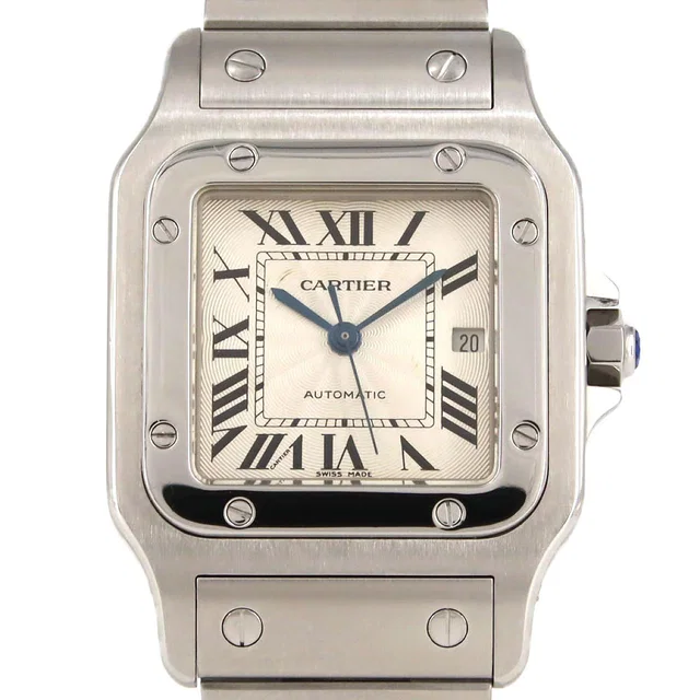 Cartier Santos Galbee Stainless Steel Men Watch from LuxUness