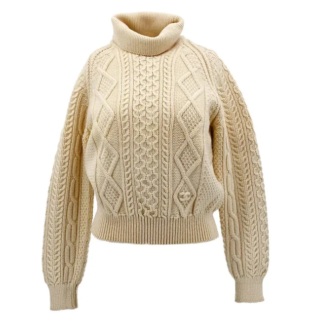 Chanel Fall 1996 Fisherman Turtleneck jumper #44 in Wool from AMORE Vintage Tokyo