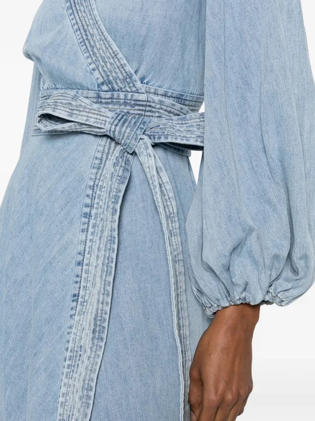 Zimmermann Indra wrap midi dress, photo 6 of 6 from SENSER