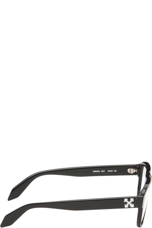 Off-White Black Style 5035 Glasses, photo 2 of 4 from SSENSE