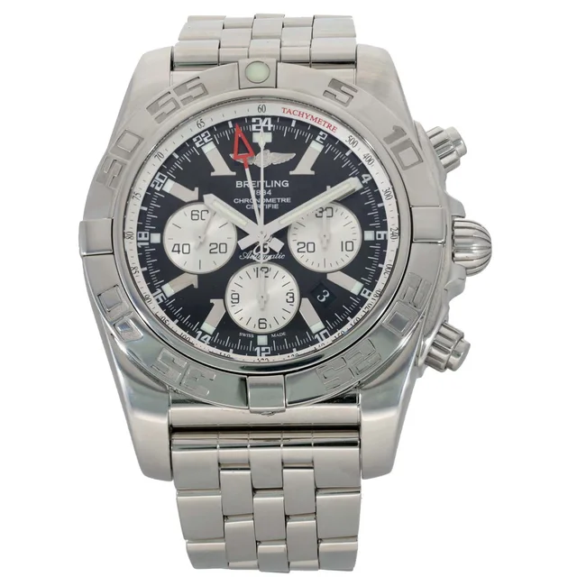 Breitling Chronomat GMT AB0410 47mm Stainless Steel Watch from H&T