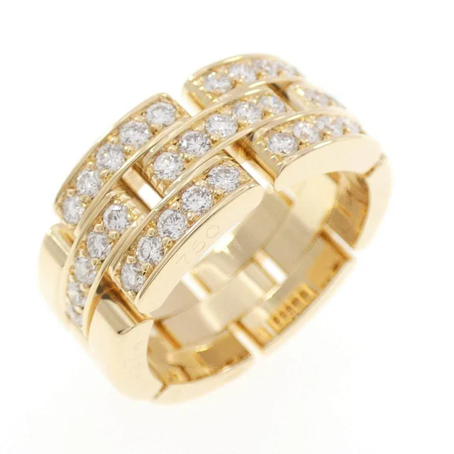 Cartier Maillon Panthere Au750 Diamond Ring Size 10 from LuxUness