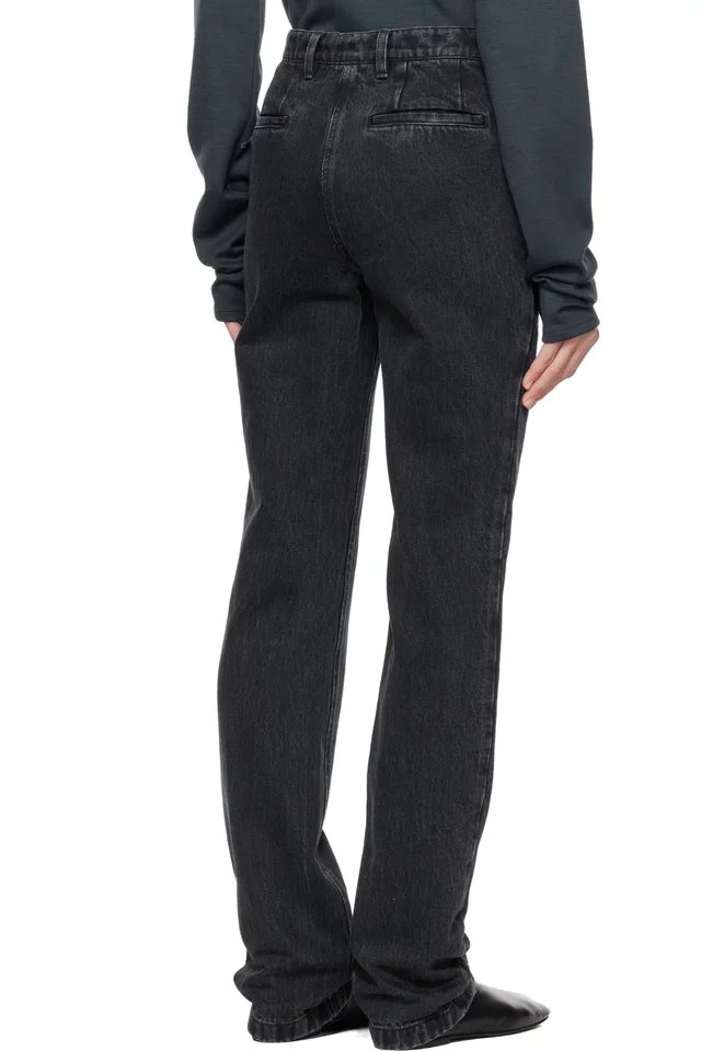 Rier Black Faded Jeans, photo 3 of 4 from SSENSE