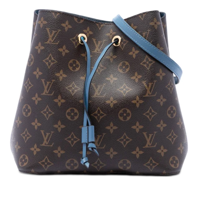 Brown Louis Vuitton Monogram Neonoe MM Bucket Bag in Brown Coated canvas from Designer Revival, photo 1 of 1