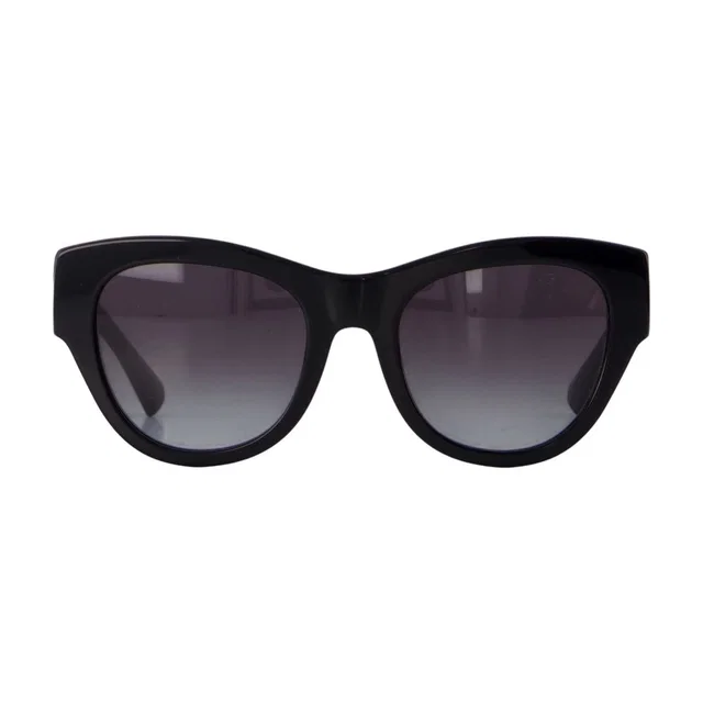 Burberry 0be4491-30018g52 Acetate Cat-Eye Sunglasses — Black in Black from HEWI