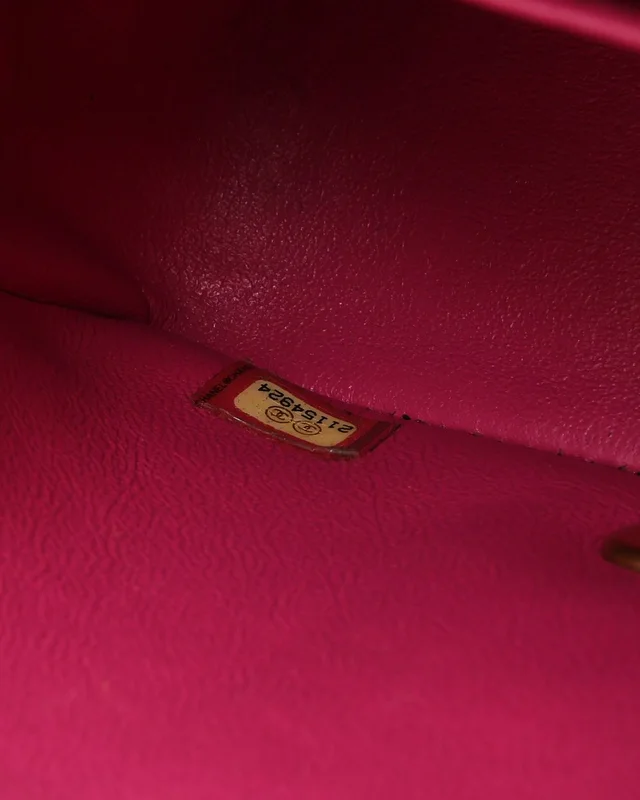 Chanel Chevron Mini Square Flap Bag in Leather from A Retro Tale, photo 9 of 10