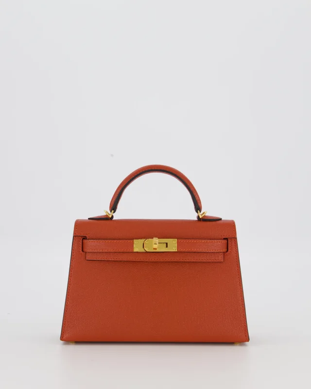 Hermès HSS Mini Kelly II 20 Bag in Blue Goatskin from Sellier, photo 23 of 24