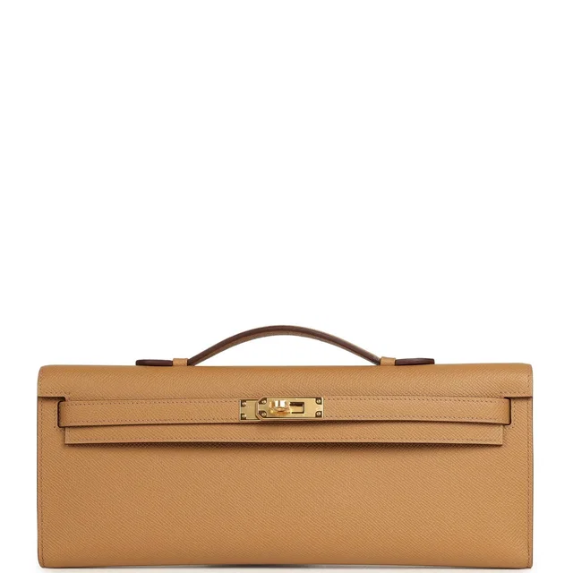 Hermès Kelly Cut Biscuit Epsom Gold Hardware in Epsom leather from Madison Avenue Couture